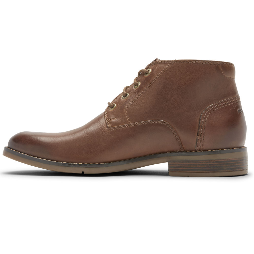 Rockport Mens Boots Brown - Colden Chukka - UK 596-WQEJOV